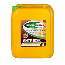 Состав антисептический и биоцидный Антижук бесцветный 10 л Рогнеда 